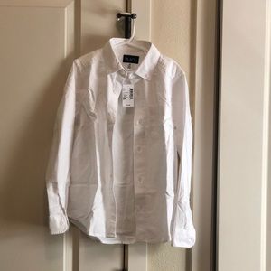 Children’s place white button up